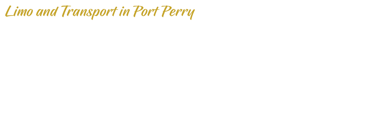 Limo and Transport in Port Perry | Overlay | D.G. Transportation Limousine Service